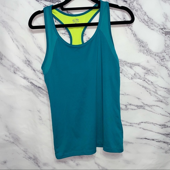 C9 Champion Green Racerback Workout Tank Top - Picture 1 of 7